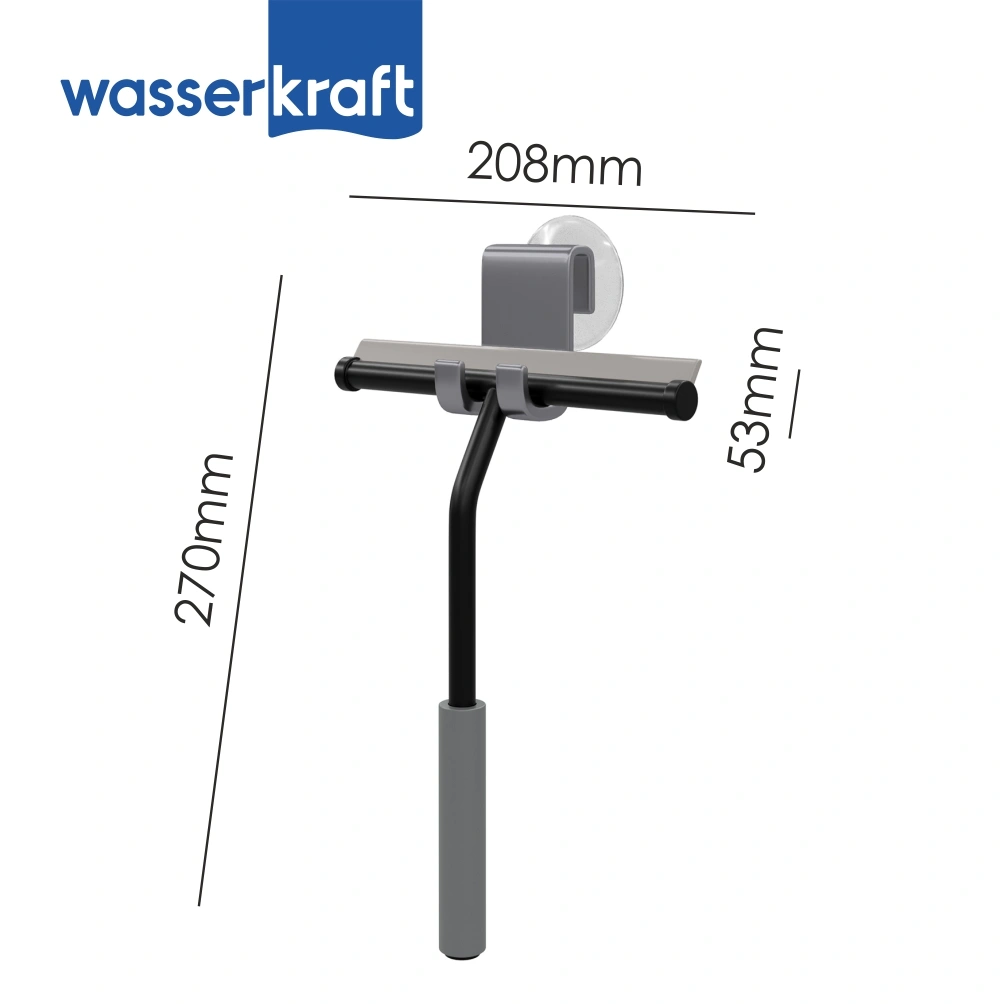 Скребок WasserKraft K-211BLACK черный матовый от магазина Vanna-Vanna.ru!