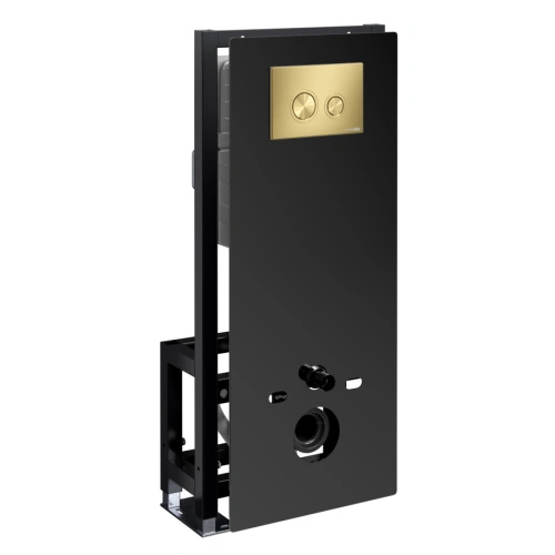 Инсталляция WasserKraft Glan 66TLT.010.ME.BL.MG01 для подвесного унитаза, с кнопкой от магазина Vanna-Vanna.ru!