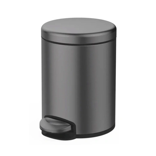 Мусорное ведро Raglo R360.106.09 с педалью для открывания, графит от магазина Vanna-Vanna.ru!