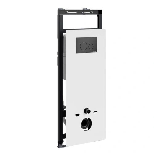 Инсталляция WasserKraft Salm 27TLT.010.ME.WH.MB02 для подвесного унитаза, с кнопкой от магазина Vanna-Vanna.ru!