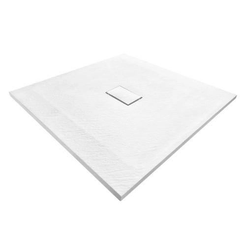 Поддон для душа WasserKraft Main 41T19 100х100 квадратный, из стеклопластика, белый/камень от магазина Vanna-Vanna.ru!