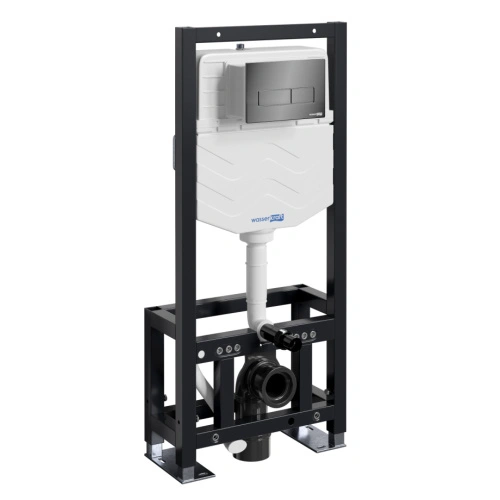 Инсталляция WasserKraft Dill 61TLT.010.ME.PB03 для подвесного унитаза, с кнопкой от магазина Vanna-Vanna.ru!