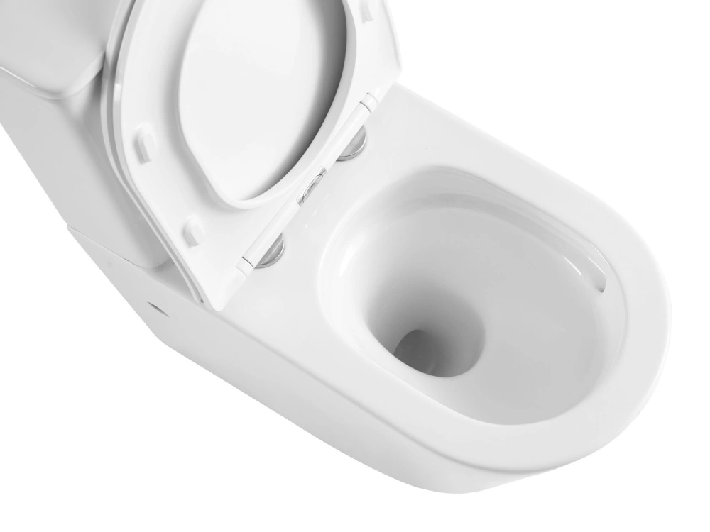 Унитаз SantiLine SL-5026 напольный, безободковый, торнадо, белый от магазина Vanna-Vanna.ru!