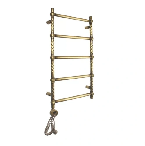 Полотенцесушитель электрический Domoterm Винтаж П5 500х950 EL левый, античная бронза