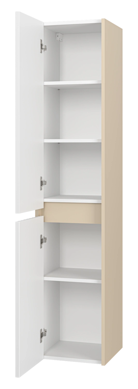 Пенал Brevita Balaton 35 подвесной, L, белый/бежевый от магазина Vanna-Vanna.ru!