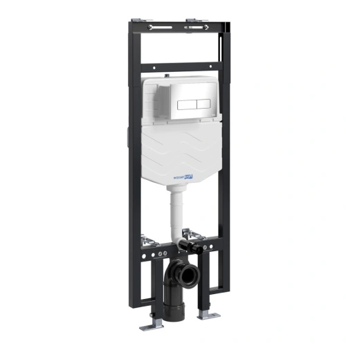Инсталляция WasserKraft Dinkel 58TLT.010.ME.CH03 для подвесного унитаза, с кнопкой от магазина Vanna-Vanna.ru!