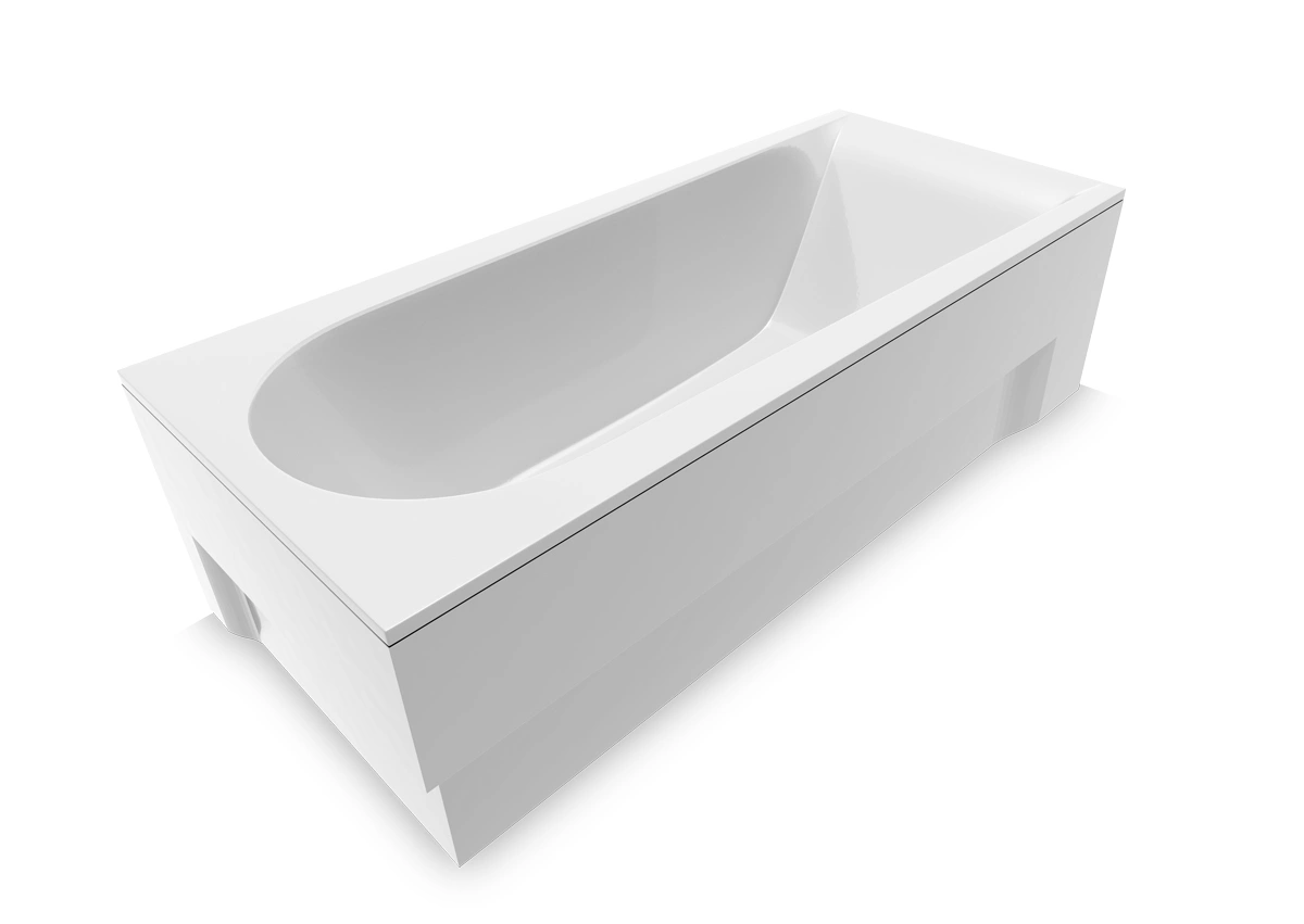 Ванна акриловая Vayer Boomerang 180x80 универсальная от магазина Vanna-Vanna.ru!