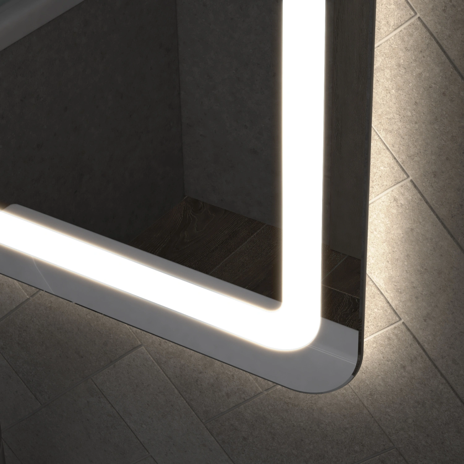 Зеркало Vigo Jess Classic 800 свет, сенсор от магазина Vanna-Vanna.ru!