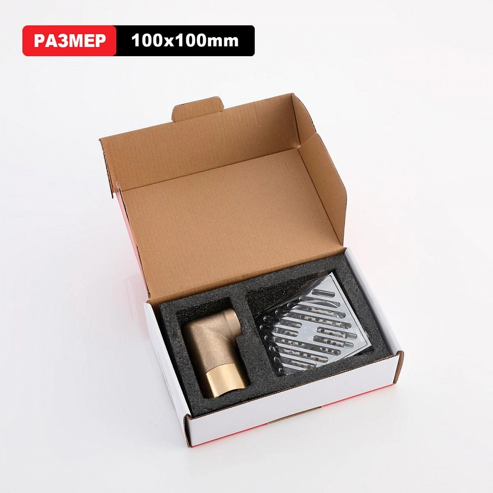 Душевой трап Raglo R606.10, хром от магазина Vanna-Vanna.ru!