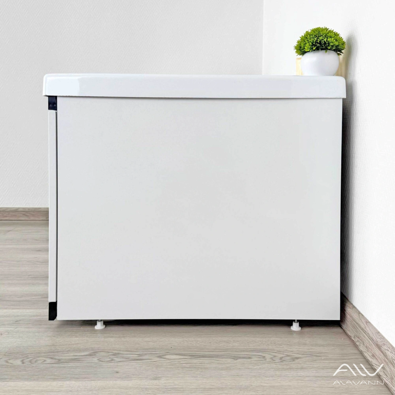 Экран под ванну Alavann Rita 75 торцевой белый от магазина Vanna-Vanna.ru!