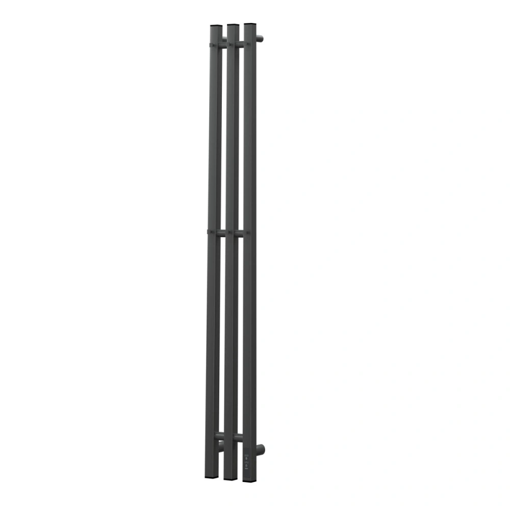 Полотенцесушитель электрический APEXTERMO Sirius SR10122GF 1200x120 с крючками, графит металлик от магазина Vanna-Vanna.ru!