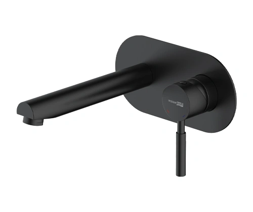 WasserKRAFT Gollach 3330 Встраиваемый смеситель для раковины черный Soft-touch от магазина Vanna-Vanna.ru!