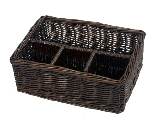 Корзина WasserKraft Neime WB-190-M 4 секции, темно-коричневая от магазина Vanna-Vanna.ru!