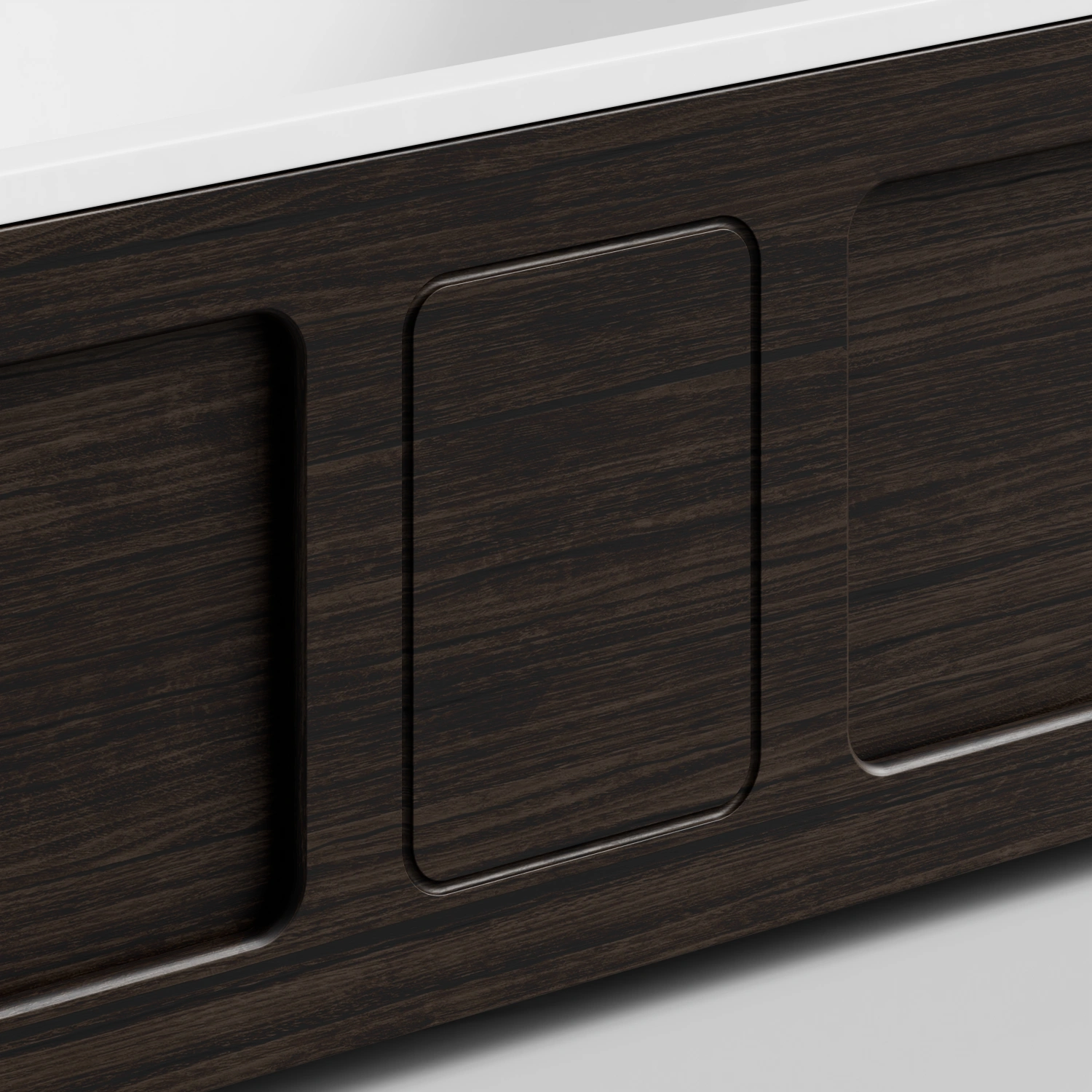 Экран под ванну Vod-ok Хит 150 раздвижной венге от магазина Vanna-Vanna.ru!