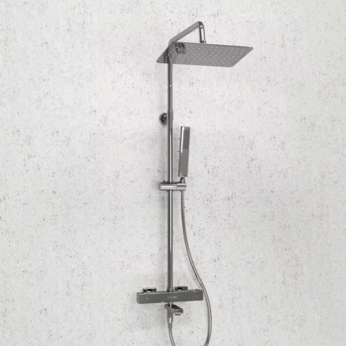 Душевая стойка WasserKraft A199.069.103.010.CH Thermo хром