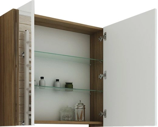 Зеркало-шкаф Sanflor Ларго 70 R вяз швейцарский