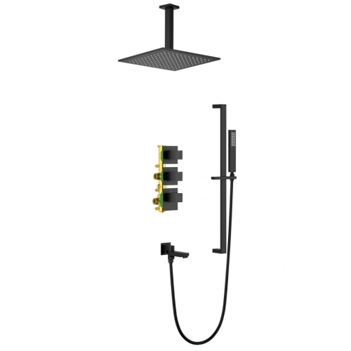 Душевой комплект Timo Selene SX-2239/03SM черный матовый от магазина Vanna-Vanna.ru!