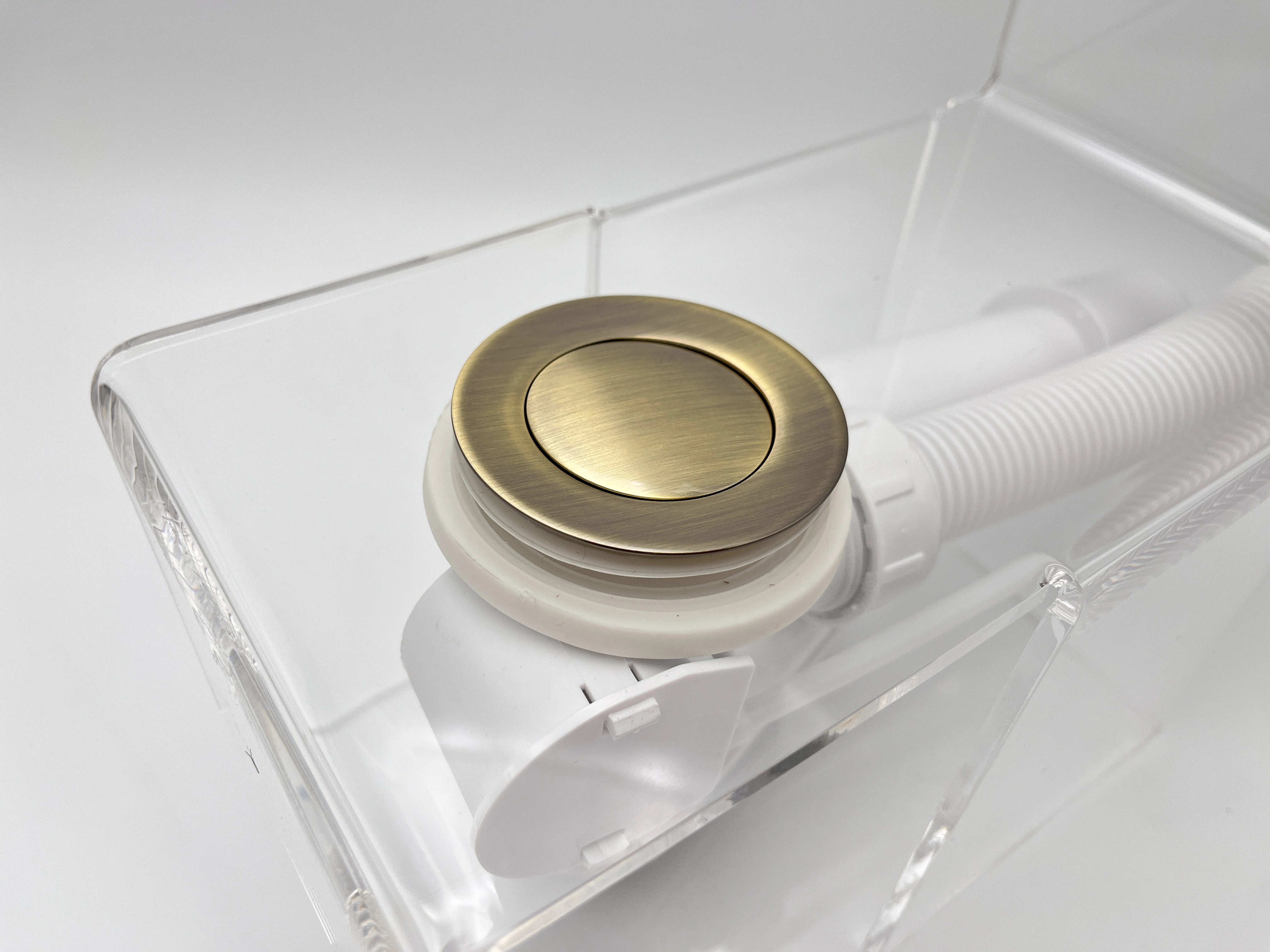 Слив перелив п/автомат Vega V55К 100см бронза глянец