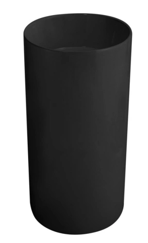 Раковина SantiLine SL-4014MB напольная, черный матовый