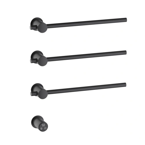 Полотенцесушитель электрический, встроенный Timo Saona 030/03SM черный