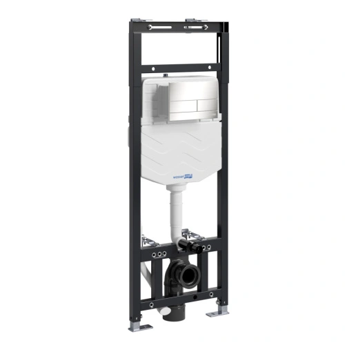 Инсталляция WasserKraft Alme 15TLT.010.ME.BN04 для подвесного унитаза, с кнопкой от магазина Vanna-Vanna.ru!