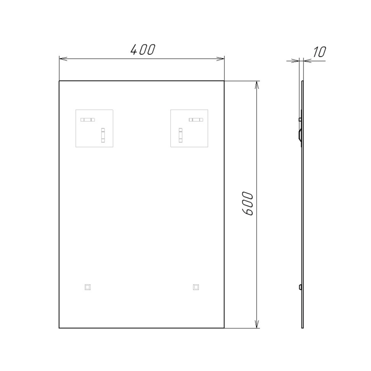 Зеркало Comforty Альба 40x60 от магазина Vanna-Vanna.ru!