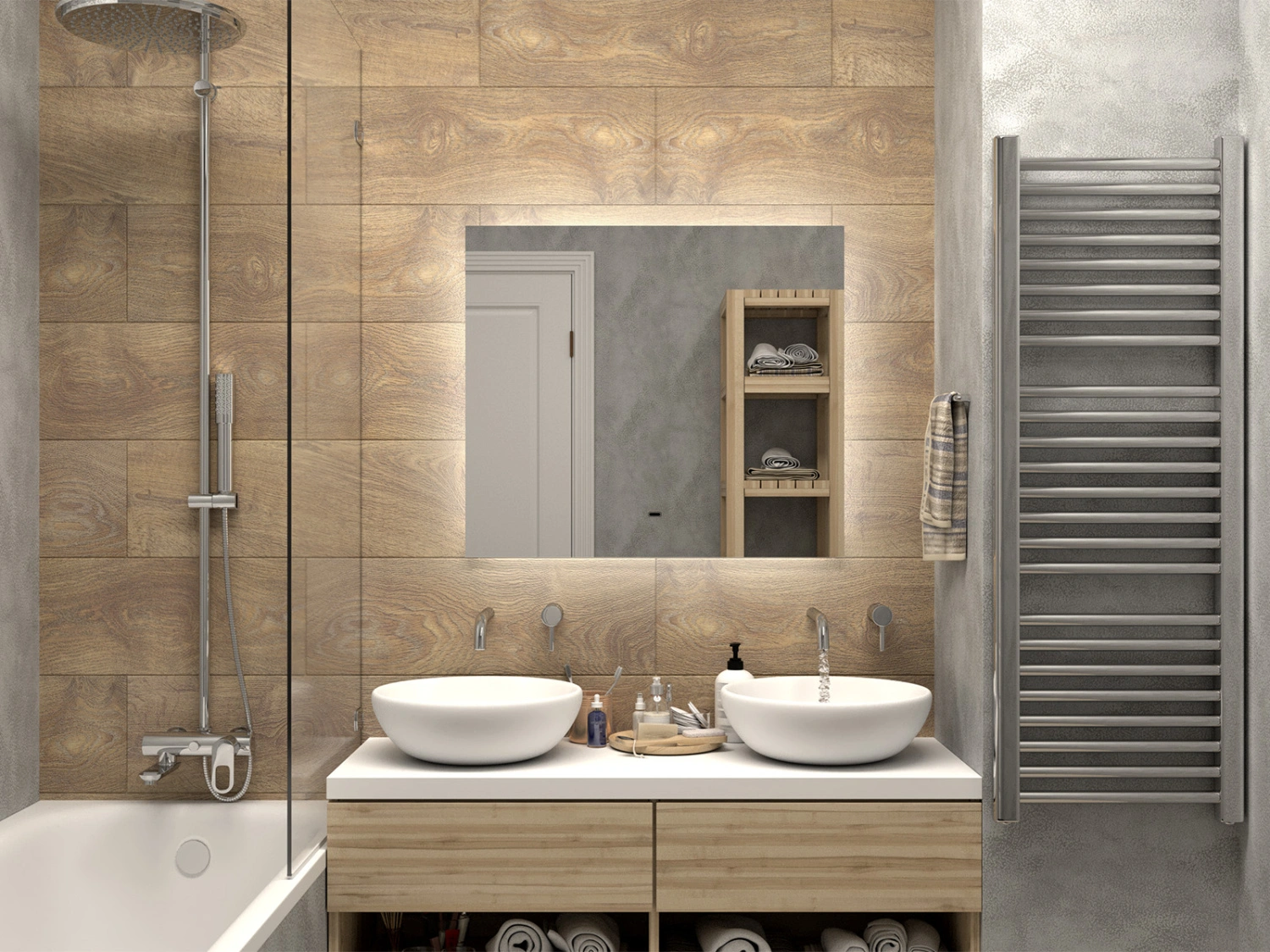 Зеркало Misty Нембус 800x700 от магазина Vanna-Vanna.ru!