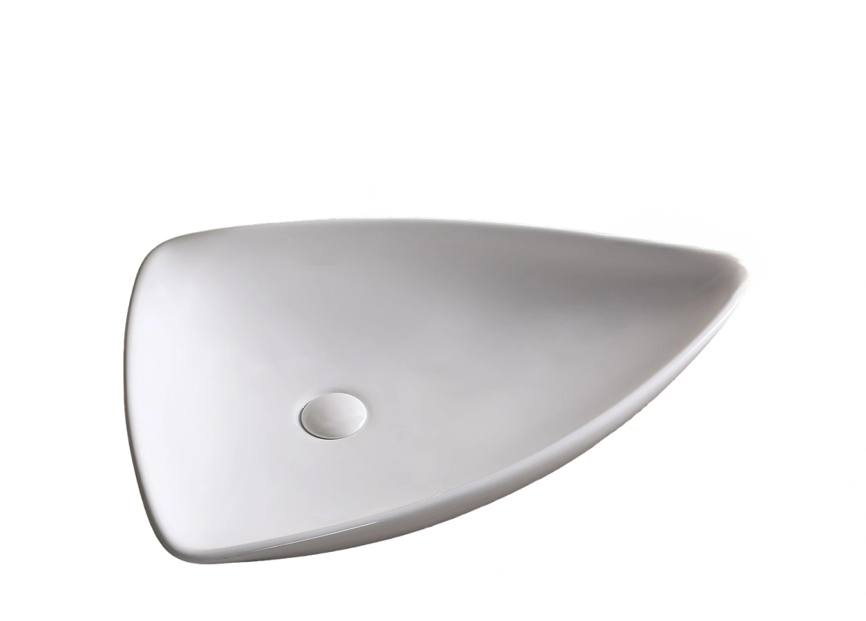 Раковина Ceruttispa CR7014 накладная, белая, асимметричная 690х370х130 от магазина Vanna-Vanna.ru!