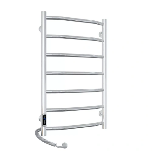 Полотенцесушитель электрический Laris Виктория П7 400х700 с терморегулятором, левый, хром от магазина Vanna-Vanna.ru!