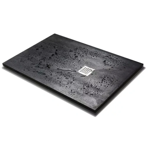 Поддон для душа Veconi  TZW-21B 120х80 прямоугольный, из искусственного камня, черный под дерево от магазина Vanna-Vanna.ru!