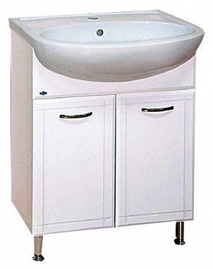 Тумба с раковиной Misty Уют 60 белый