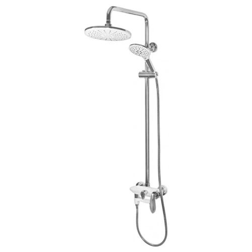 Душевая система Grocenberg GB7001WC, белый/хром от магазина Vanna-Vanna.ru!