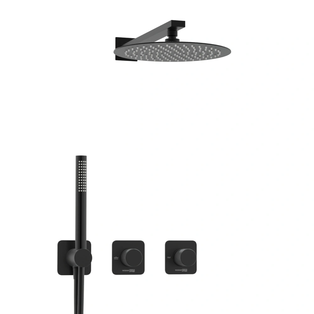 Душевой комплект WasserKRAFT Fulda A5251.299.219.258.302.242.217 черный Soft-touch от магазина Vanna-Vanna.ru!