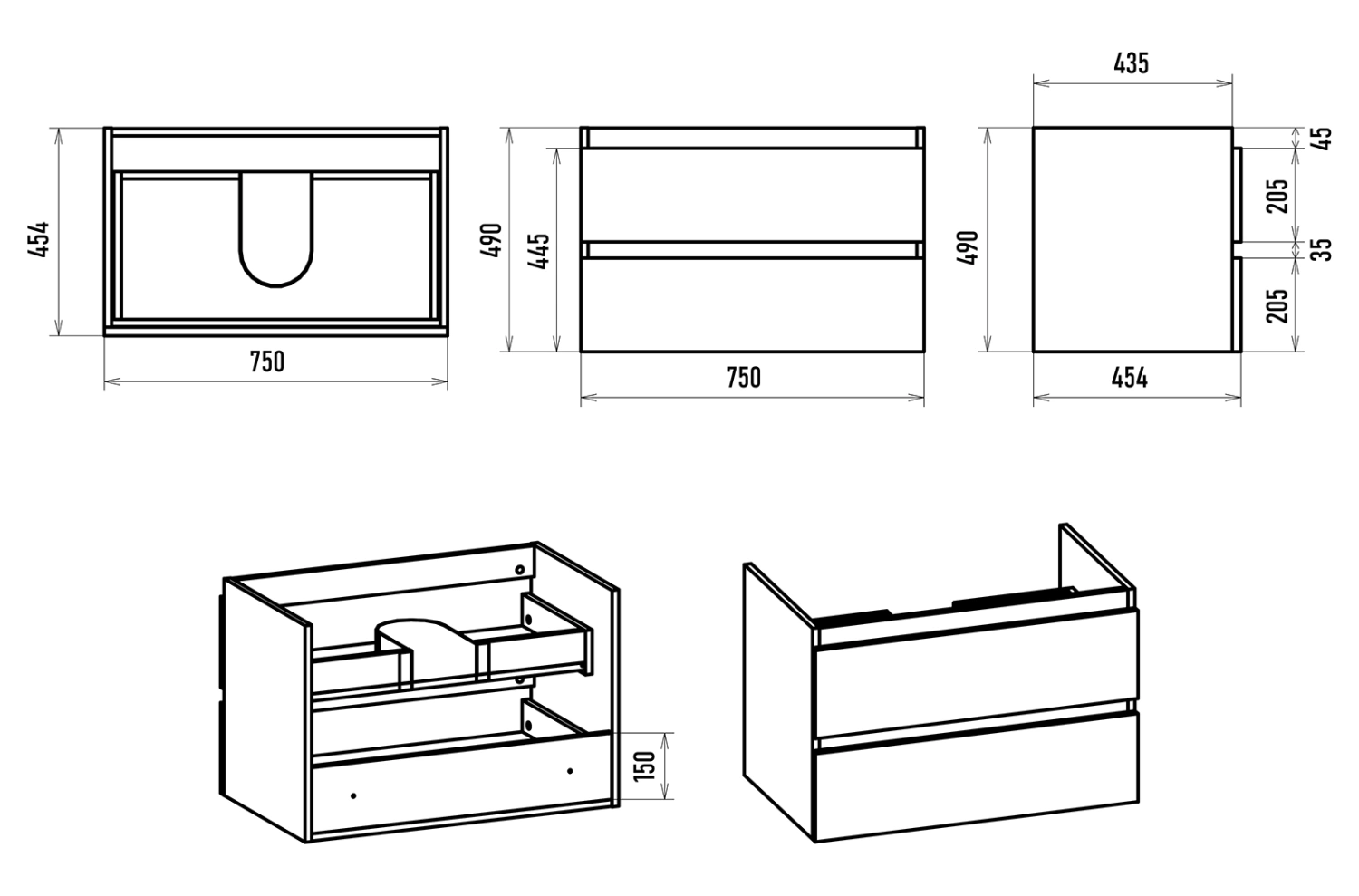 Тумба с раковиной Brevita Victory 80 подвесная, зеленый от магазина Vanna-Vanna.ru!