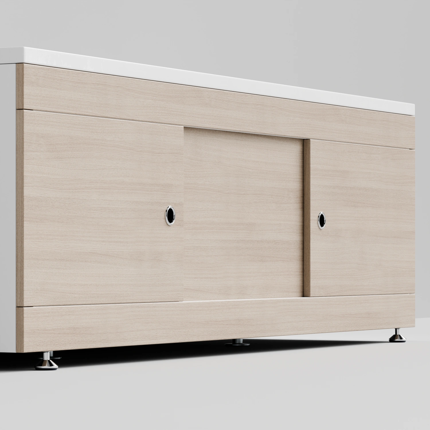 Экран под ванну купе Vod-ok 180 раздвижной см дуб от магазина Vanna-Vanna.ru!