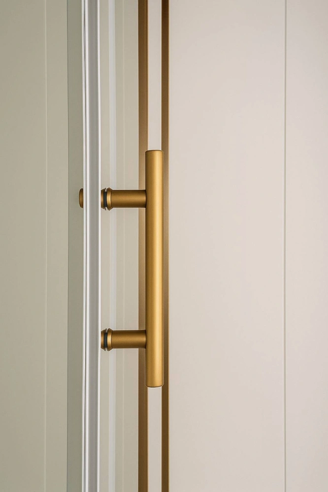 Душевой угол Timo TKSS-90/17C-8, 900*900*2000, профиль мат золото, стекло прозрачное 8 мм от магазина Vanna-Vanna.ru!