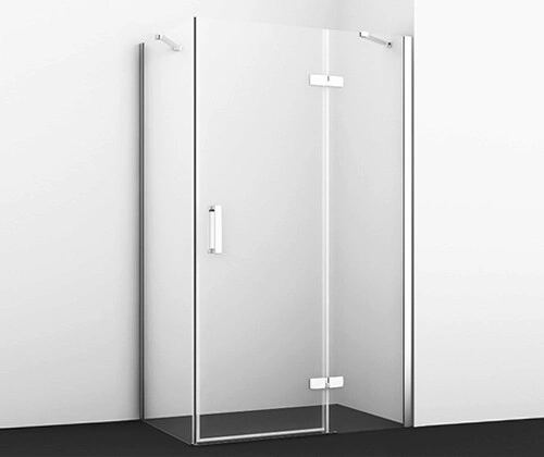 Душевой уголок WasserKraft Aller 10H06RWHITE 120х80 прямоугольный, без поддона, прозрачное стекло, хром, вставки белые от магазина Vanna-Vanna.ru!