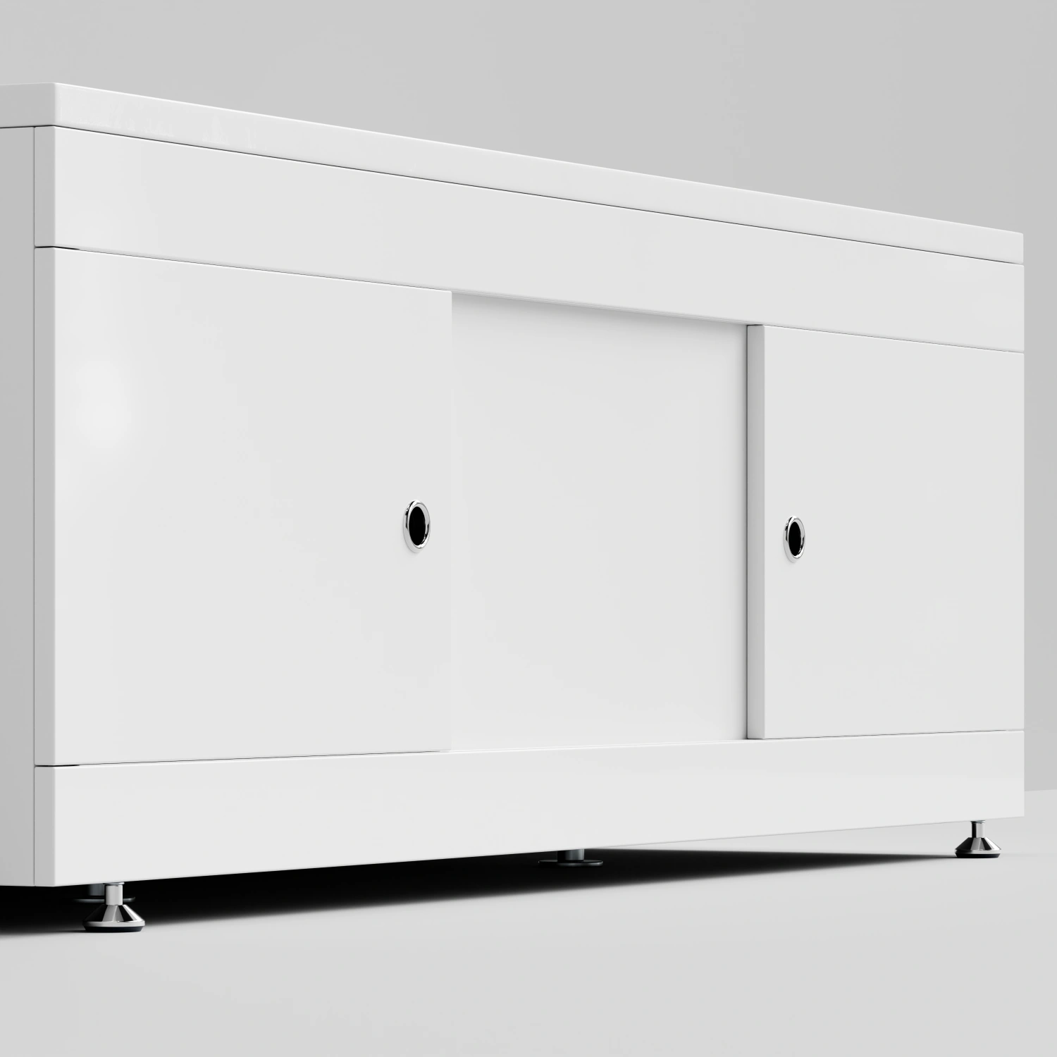 Экран под ванну купе Vod-ok 170 раздвижной белый + 13 цветов от магазина Vanna-Vanna.ru!