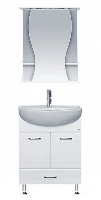 Зеркало-шкаф Misty Карина 60 R, белый