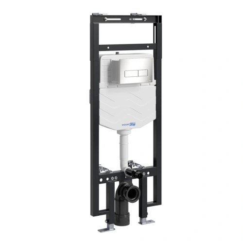 Инсталляция WasserKraft Dinkel 58TLT.010.ME.BN03 для подвесного унитаза, с кнопкой от магазина Vanna-Vanna.ru!