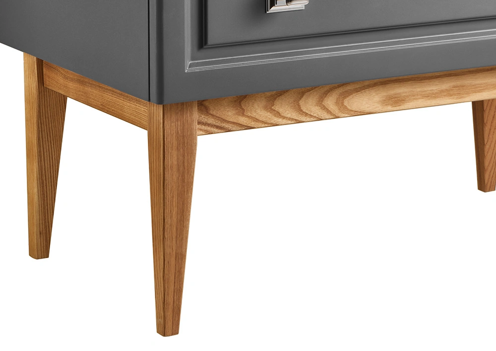 Мебель для ванной ASB Woodline Каталина 100 комплект, напольный, grey, хром от магазина Vanna-Vanna.ru!
