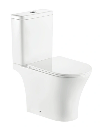 Унитаз SantiLine SL-5010 напольный, безободковый, белый от магазина Vanna-Vanna.ru!