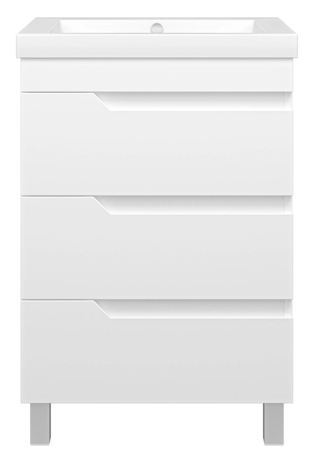 Тумба с раковиной Misty Софт 60 белый от магазина Vanna-Vanna.ru!