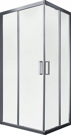 Душевой угол распашной Terminus Альба, 900х900х2000, хром, стекло прозрачное осветленное