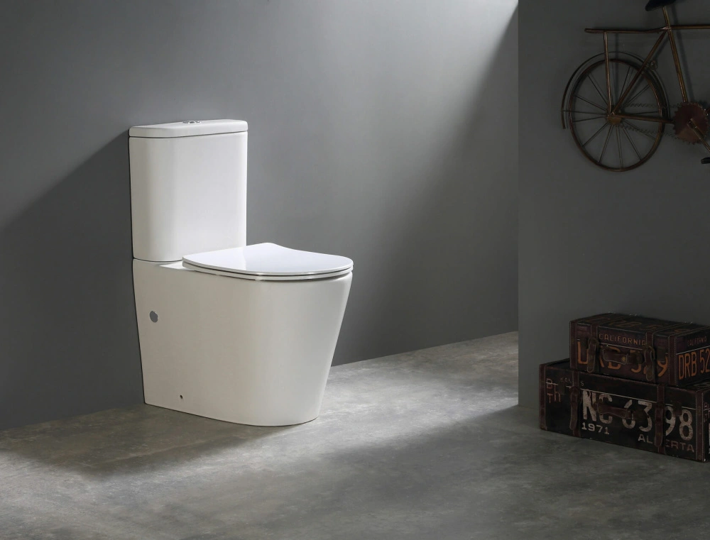 Унитаз SantiLine SL-5026 напольный, безободковый, торнадо, белый от магазина Vanna-Vanna.ru!