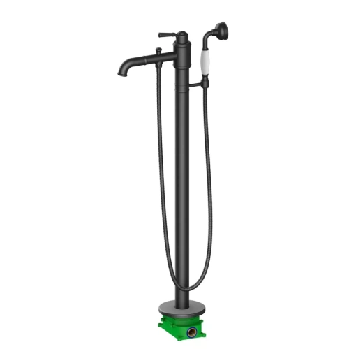 Смеситель для ванны с душем Timo Arisa 5300/03Y-CR черный матовый от магазина Vanna-Vanna.ru!