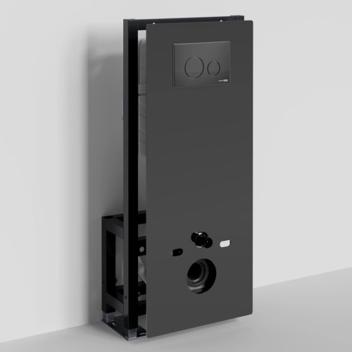 Инсталляция WasserKraft Glan 66TLT.010.ME.BL.MB02 для подвесного унитаза, с кнопкой от магазина Vanna-Vanna.ru!