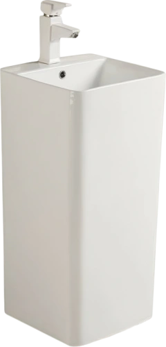 Раковина SantiLine SL-4005 напольная, белая от магазина Vanna-Vanna.ru!