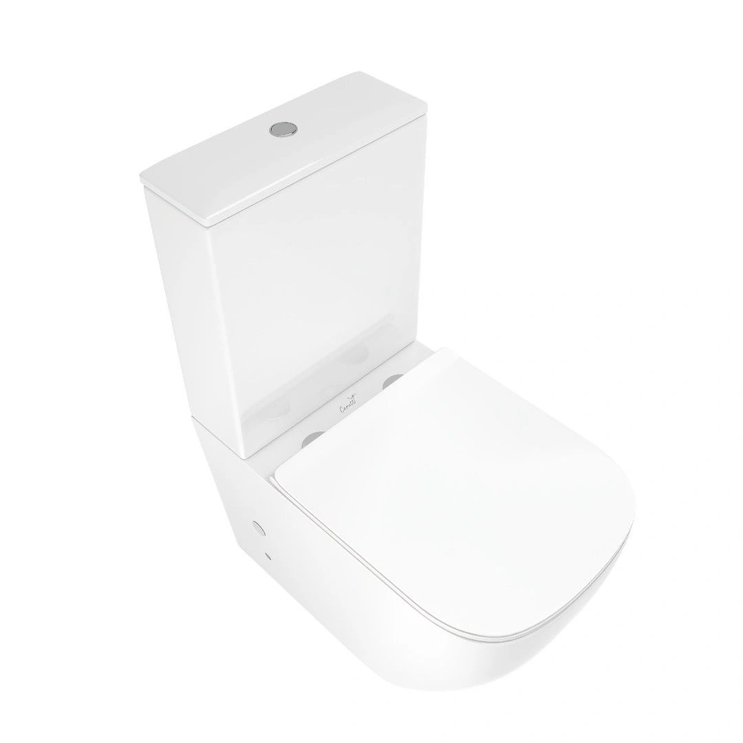 Унитаз напольный Ceruttispa MIMI (MIMI) CT8707 безободковый (620х380х830) от магазина Vanna-Vanna.ru!