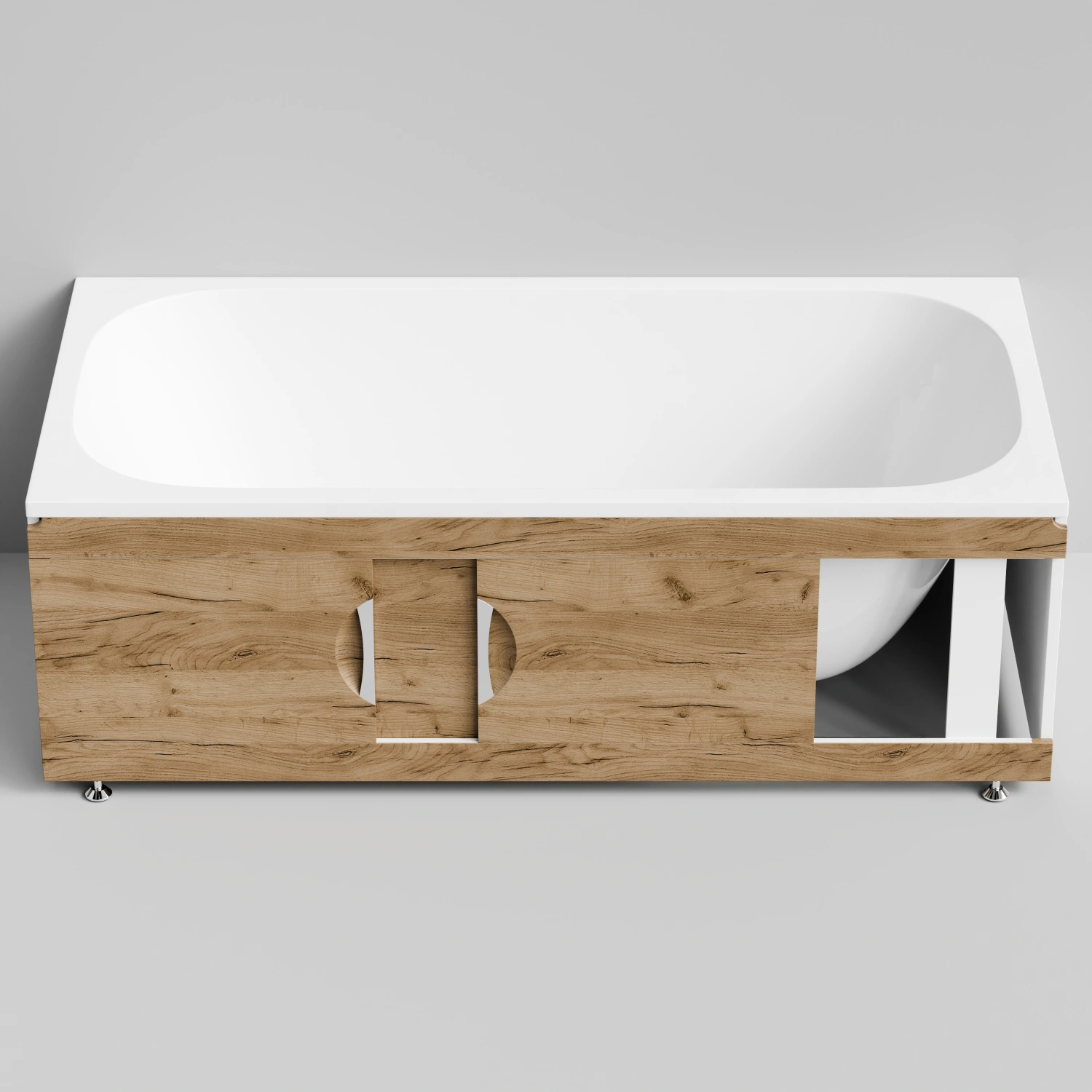 Экран под ванну Vod-ok Топ 170 раздвижной Дуб Тортуга